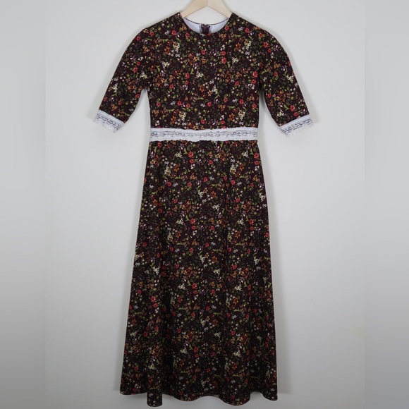 70’s Handmade Floral Dress - Picture 1 of 4